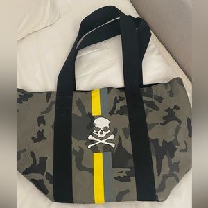 Corroon Custom Skull Baby Daddy Camo tote bag